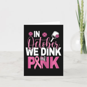 Pickleball - Im Oktober sind wir in Rosa gestorben Karte