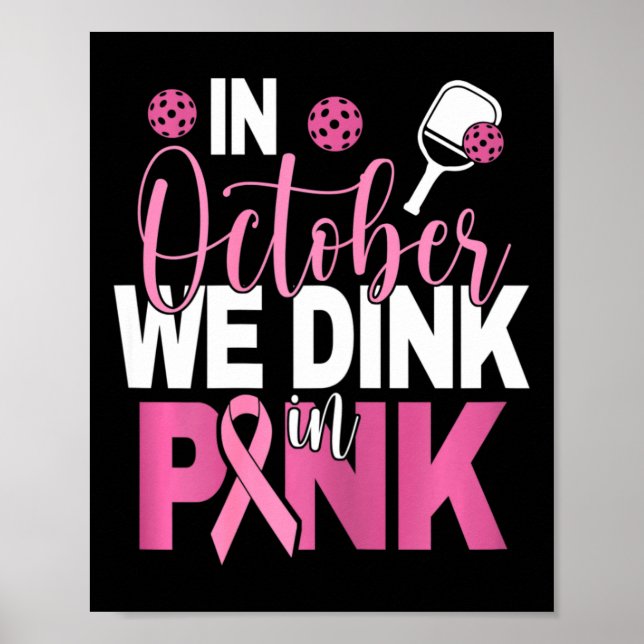 Pickleball - Im Oktober sind wir in Rosa gestorben Poster (Vorne)