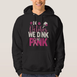 Pickleball im Oktober versinken wir in rosa Brustk Hoodie