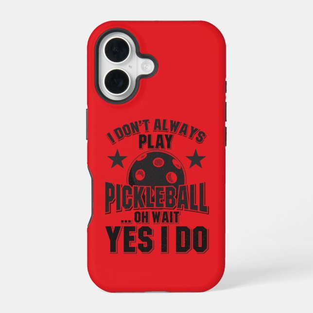 Pickleball iPhone 16 Hülle (Rückseite)