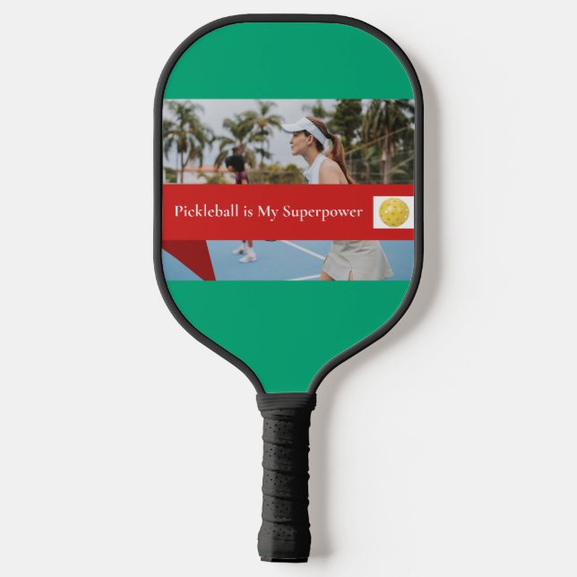 Pickleball Is My Superpower Schläger (Rückseite)