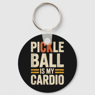 Pickleball ist Cardio Lustiger Spieler Humor Sarka Schlüsselanhänger