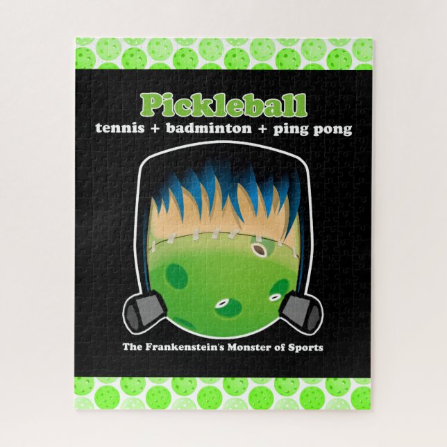 Pickleball ist das Frankensteins Monster des Sport Puzzle (Vertikal)