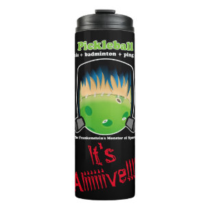 Pickleball ist das Frankensteins Monster des Sport Thermosbecher