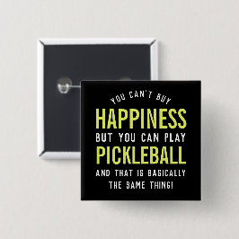 Pickleball ist Glück Funny Pickleball Geschenk Button