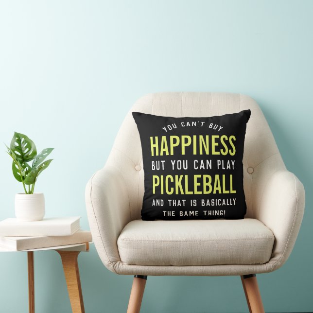 Pickleball ist Glück Funny Pickleball Geschenk Kissen (Stuhl )
