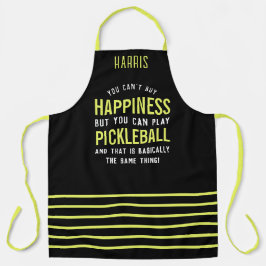 Pickleball ist Glück Funny Pickleball Geschenk Schürze