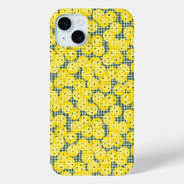 Pickleball ist Leben - Gelb auf Grün Case-Mate iPhone Hülle (Rückseite)