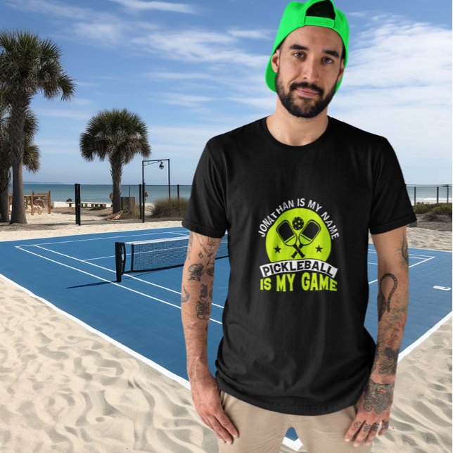 Pickleball ist mein Spiel Personalisiert T-Shirt (Von Creator hochgeladen)