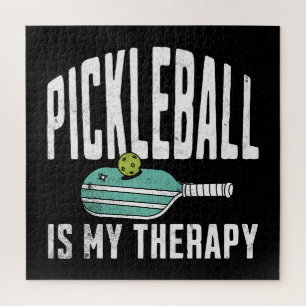 Pickleball ist mein Therapiepickle-Ball Vintag Puzzle
