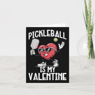 Pickleball ist mein Valentinsherz Lustige Valentin Karte