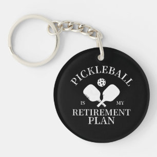 Pickleball ist meine Altersvorsorge Schlüsselanhänger