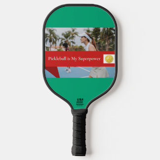 Pickleball ist meine Superkraft Schläger