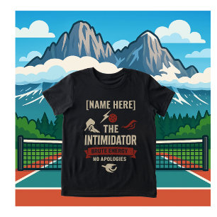 Pickleball-Jugend-T-Shirt mit Intimidator-Grafik Tri-Blend Shirt