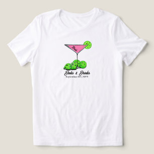 Pickleball-Junggesellinnenabschied Dinks & Drinks Tri-Blend Shirt