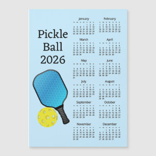 Pickleball-Kalender 2026 Magneteinladung