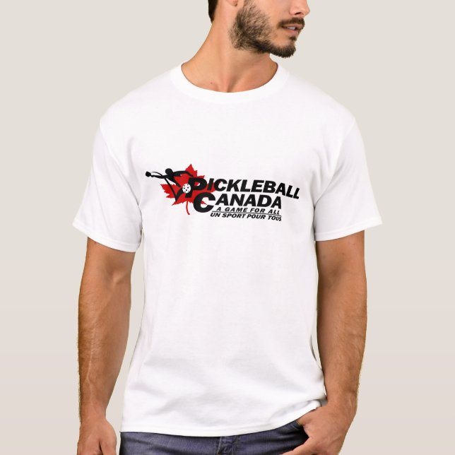 Pickleball Kanada Organisations-Logo T-Shirt (Vorderseite)