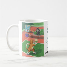 Pickleball Katzen Knospe u. Tony-Tasse Tasse