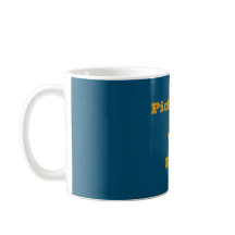 Pickleball King coffee Tasse - blau & gold