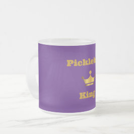 Pickleball King coffee Tasse - lila & gold
