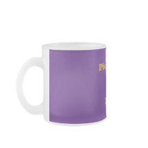 Pickleball King coffee Tasse - lila & gold