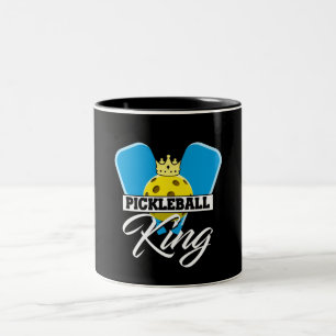 Pickleball King - Funny Pickleball Champion Zweifarbige Tasse