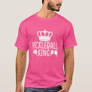 Pickleball King Paddle Sports Funny Pickle Ball Pl T-Shirt