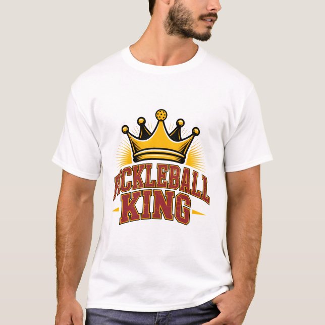 Pickleball King T-Shirt (Vorderseite)