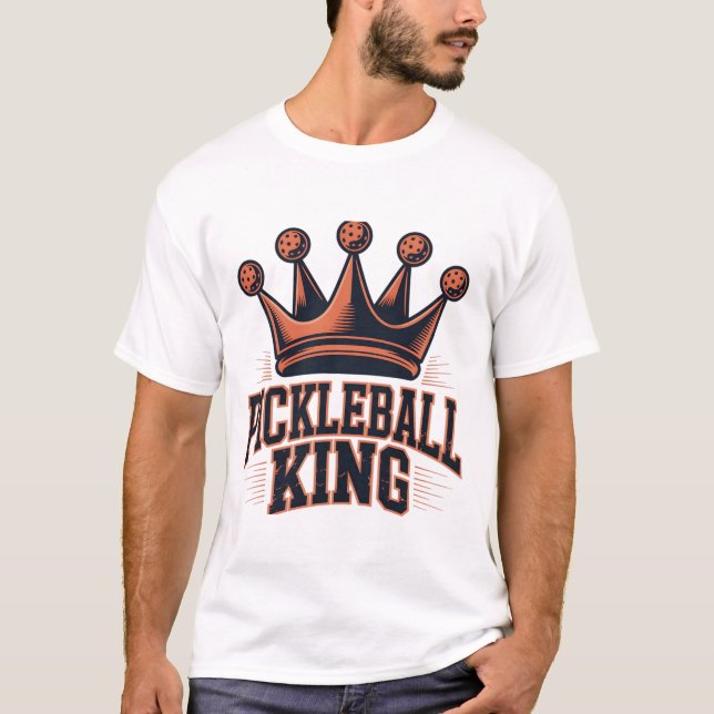Pickleball King T-Shirt (Vorderseite)