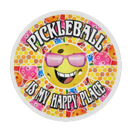 Pickleball Kitchen My Happy Place Funny Niedlich Schneidebrett