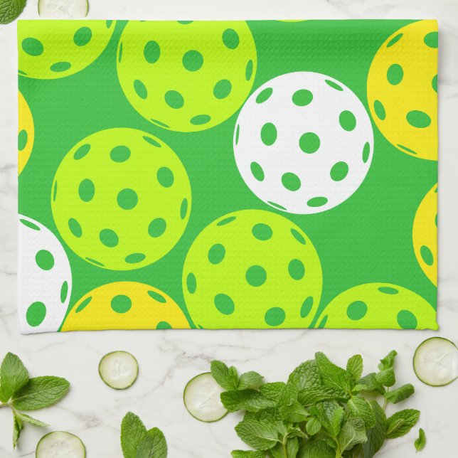 Pickleball "Kitchen Towel Geschirrtuch (Gefaltet)