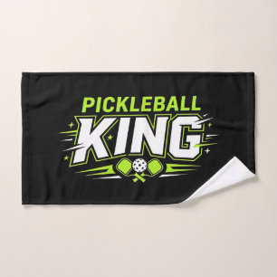 Pickleball König Lustiges Pickleball-Paddel Handtuch