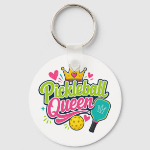 Pickleball-Königin-Geschenk für Pickleball-Fans Schlüsselanhänger