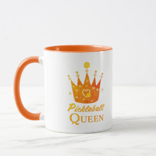 Pickleball-Königin im Vintage-Stil der 1970er Jahr Tasse