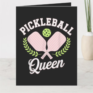 Pickleball Königin Lustiger Pickleball Spieler Dankeskarte