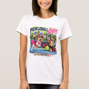 Pickleball-Königin – Rat Terrier T-Shirt