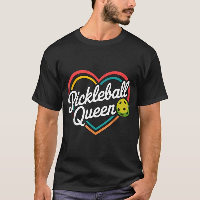 Pickleball-Königin  T-Shirt (Vorderseite)
