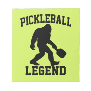 Pickleball Legend Funny Bigfoot Notizblock