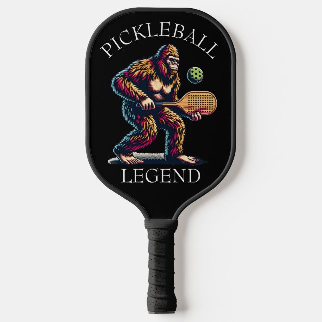 Pickleball Legend | Funny Bigfoot Pickleball Schläger (Vorderseite)