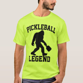 Pickleball Legend Funny Bigfoot T-Shirt