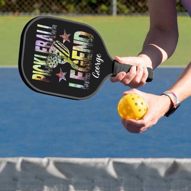 Pickleball Legend mit bearbeitbarem Namen Schläger (InSitu)