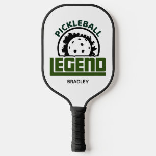 Pickleball Legend Typografy Personalisiert Name Schläger