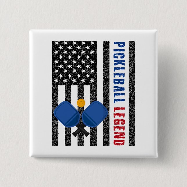 Pickleball Legend USA Button (Vorderseite)
