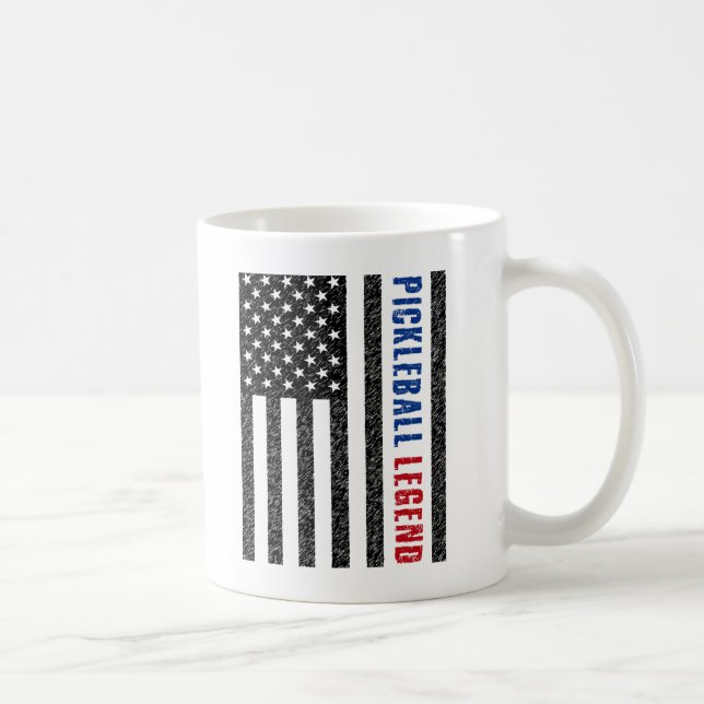Pickleball Legend USA Kaffeetasse (Rechts)