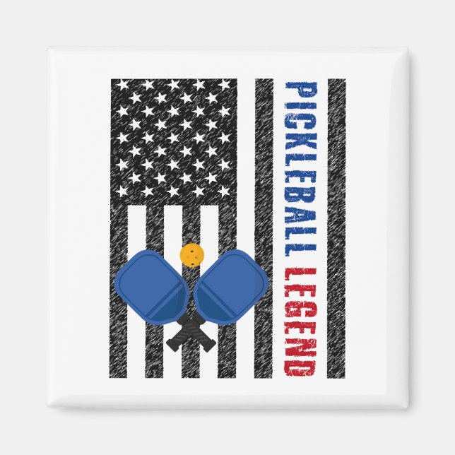 Pickleball Legend USA Magnet (Vorne)