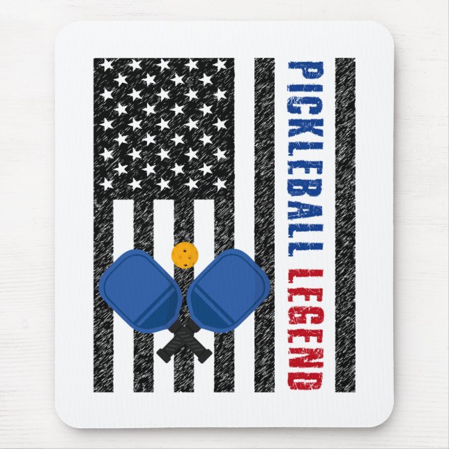 Pickleball Legend USA Mousepad (Vorne)