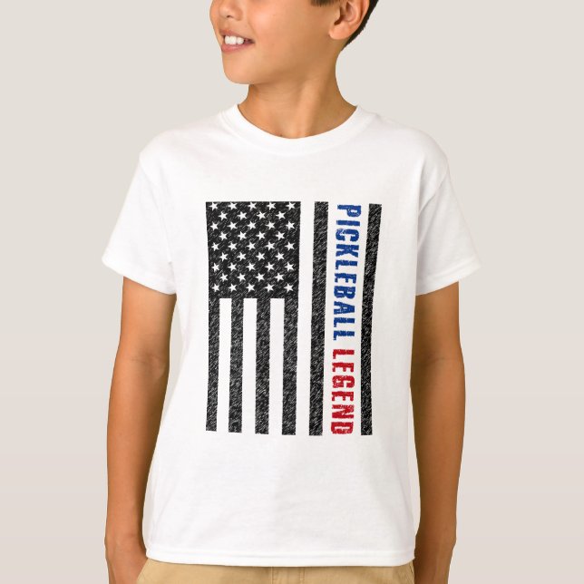 Pickleball Legend USA T-Shirt (Vorderseite)