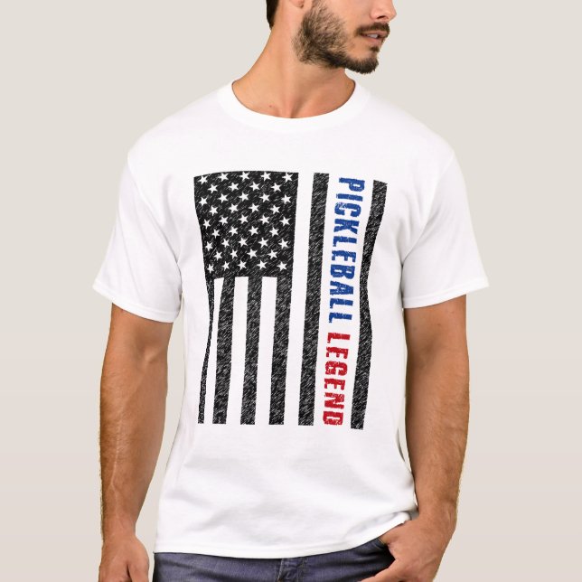 Pickleball Legend USA T-Shirt (Vorderseite)