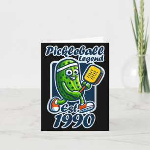 Pickleball-Legende gegründet 1990 Retro 36. Karte