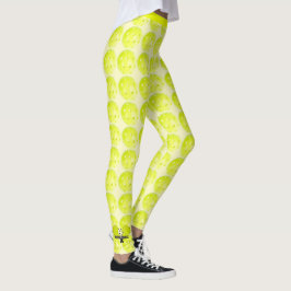 Pickleball-Leggings mit Paddeln Leggings